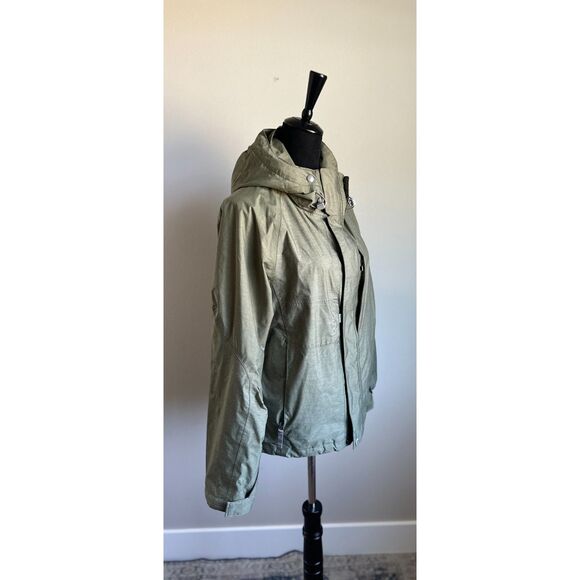 Burton Snowboard Women's Cut Olive Green Insulated Vented Ski Jacket Size S - Picture 5 of 13